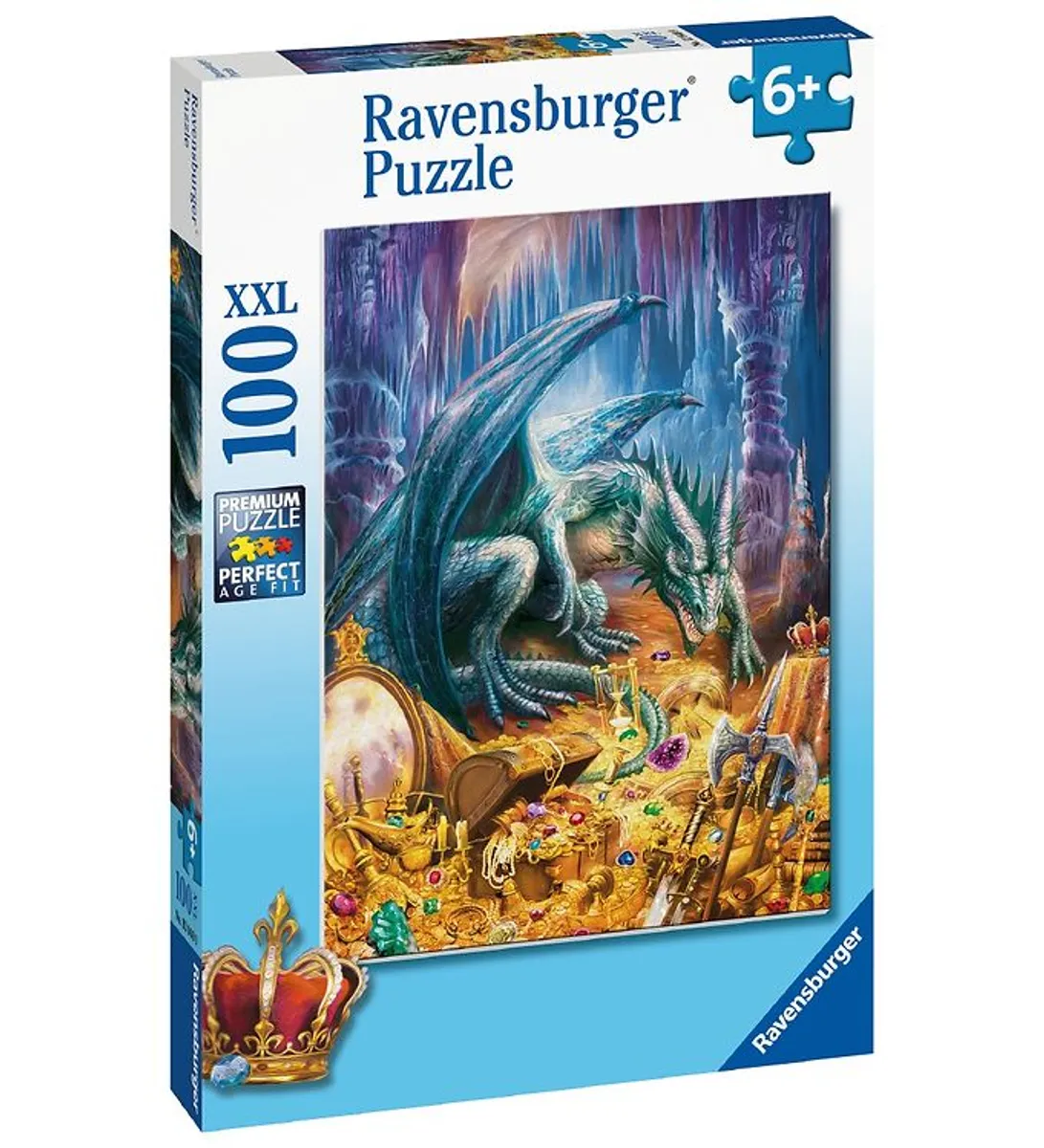 Ravensburger Puslespil - 100 Brikker - Dragon ´s Treasure