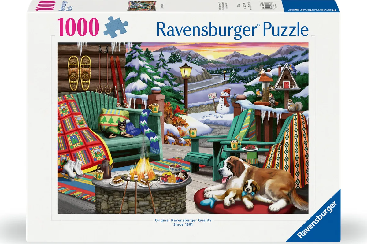 Ravensburger Puslespil - 1000 Brikker - Aprés All Day