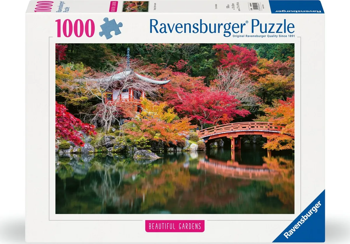 Ravensburger Puslespil - 1000 Brikker - Daigo-ji Kyoto Japan