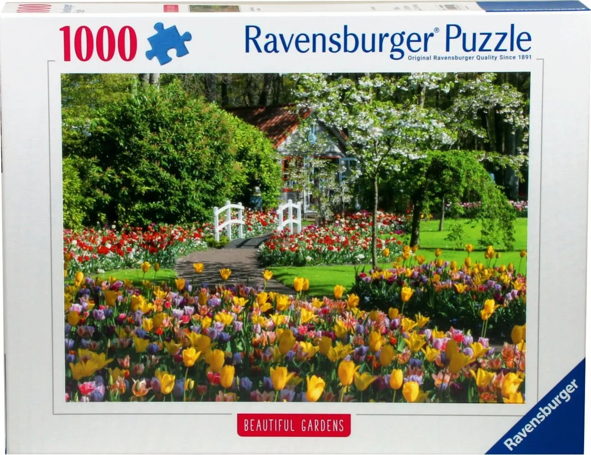 Ravensburger Puslespil - 1000 Brikker - Keukenhof Gardens