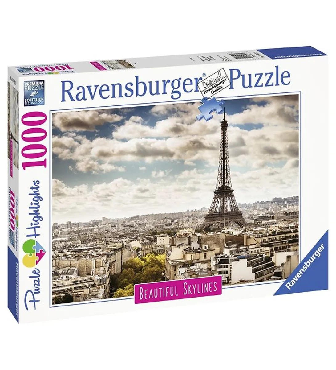 Ravensburger Puslespil - 1000 Brikker - Paris