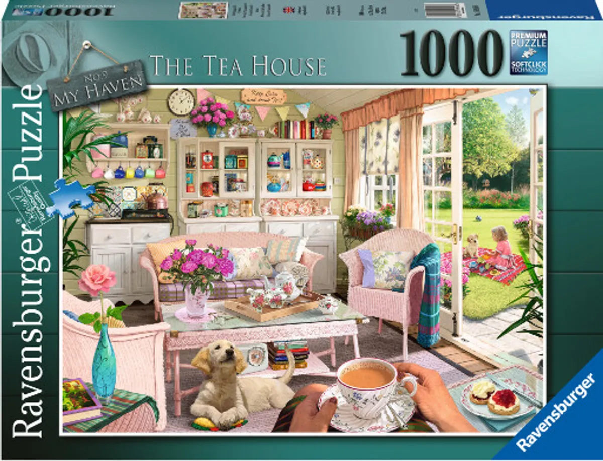 Ravensburger Puslespil - 1000 Brikker - The Tea House