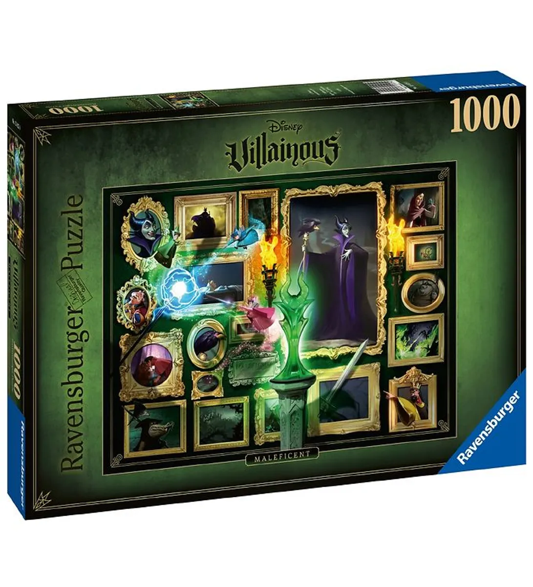 Ravensburger Puslespil - 1000 Brikker - Villainous: Maleficent