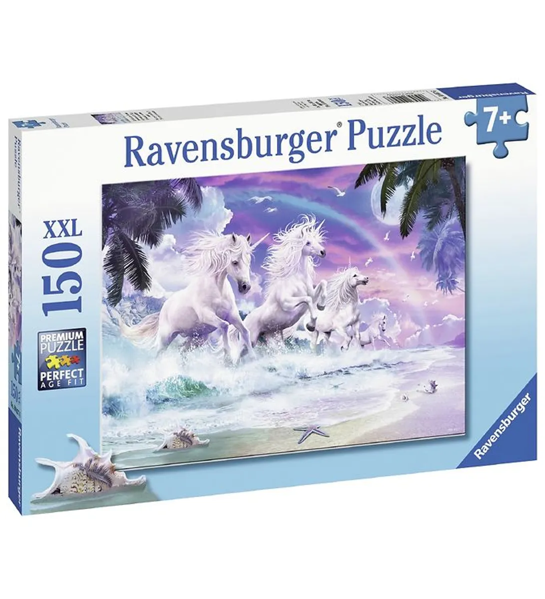 Ravensburger Puslespil - 150 Brikker - Enhjørninger