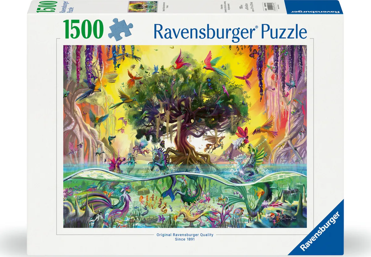 Ravensburger Puslespil - 1500 Brikker - Sø Enhjørning