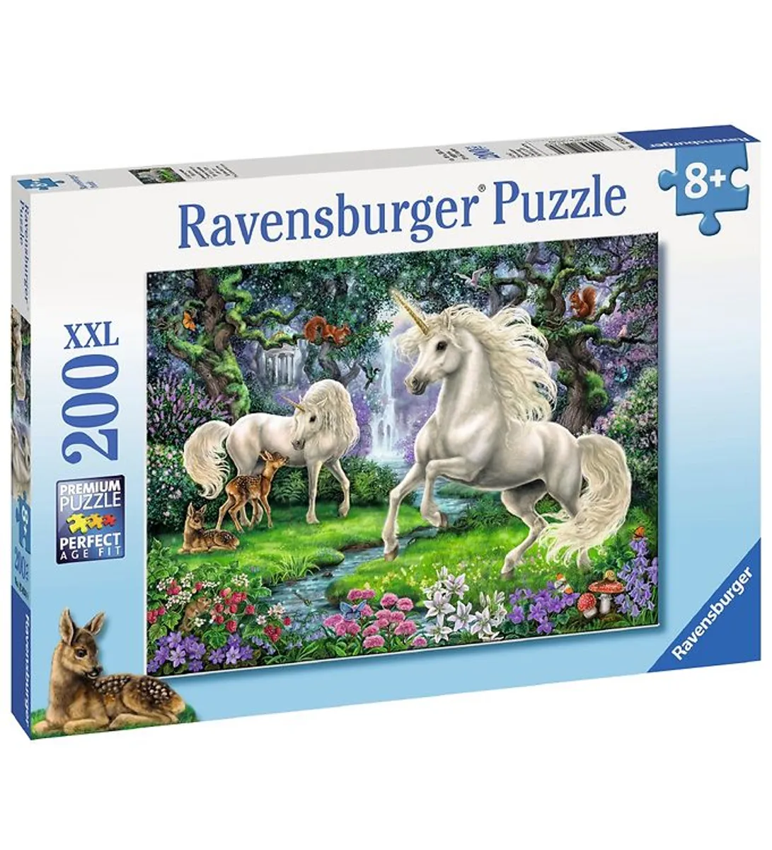 Ravensburger Puslespil - 200 Brikker - Mystical Unicorns