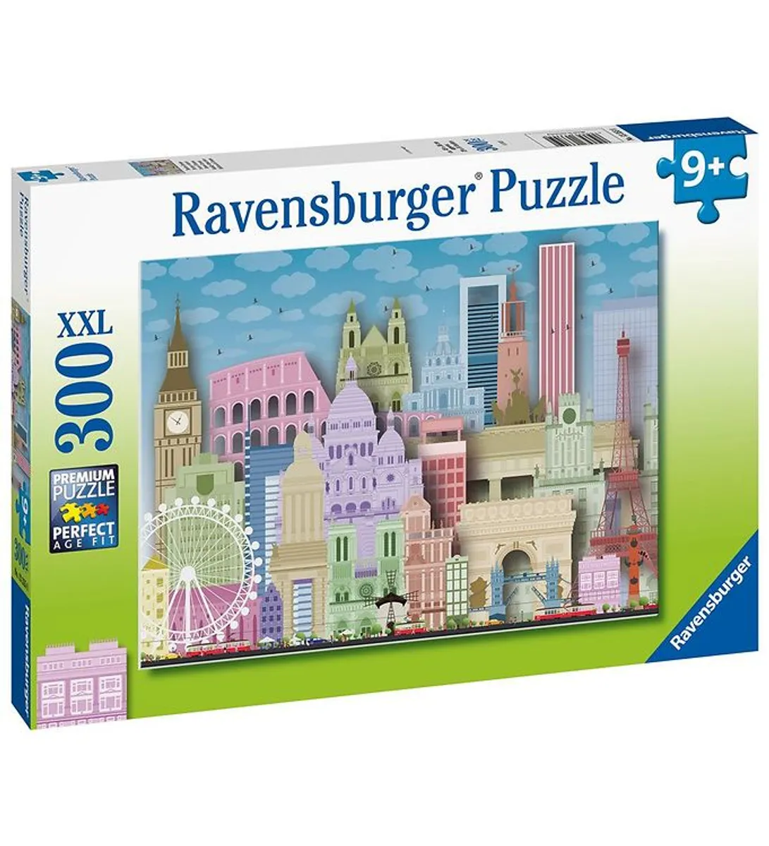 Ravensburger Puslespil - 300 Brikker - Map Of Europe