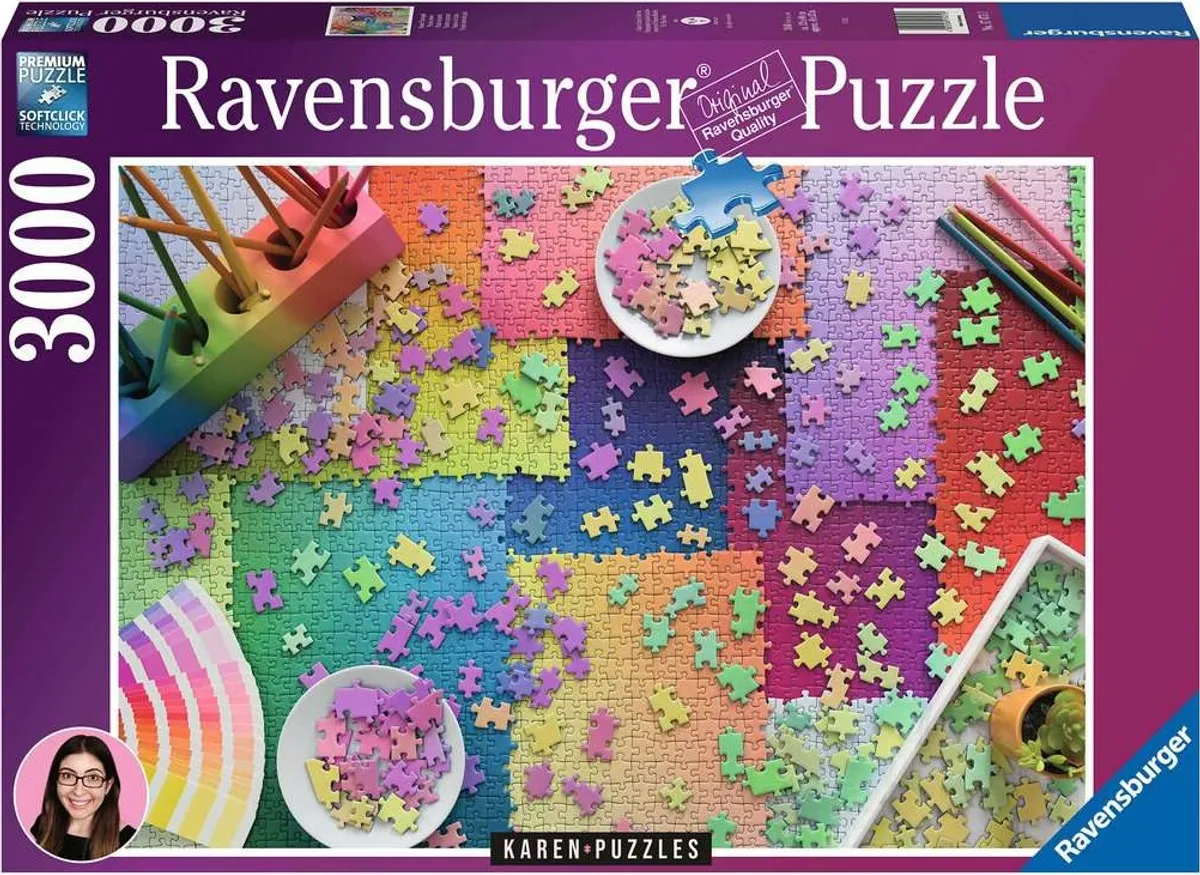 Ravensburger Puslespil - 3000 Brikker - Puzzles On Puzzles