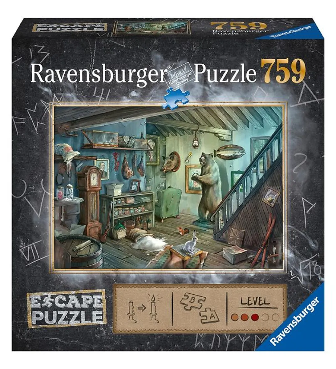 Ravensburger Puslespil - 759 Brikker - Escape Puzzle