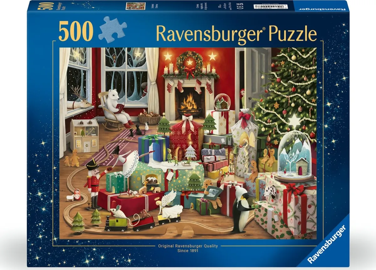 Ravensburger Puslespil - Enchanted Christmas - 500 Brikker