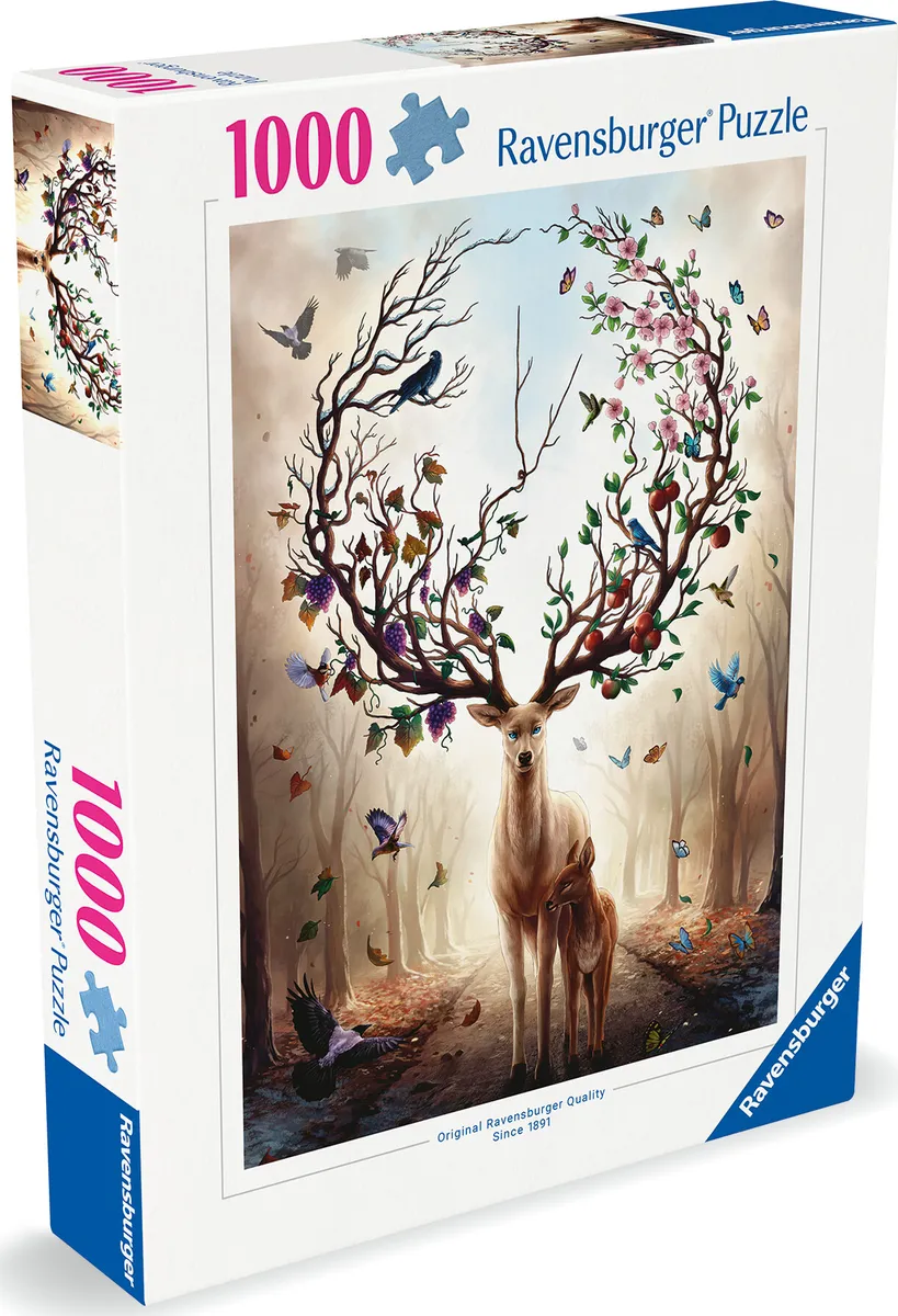 Ravensburger Puslespil - Fantasy Deer - 1000 Brikker