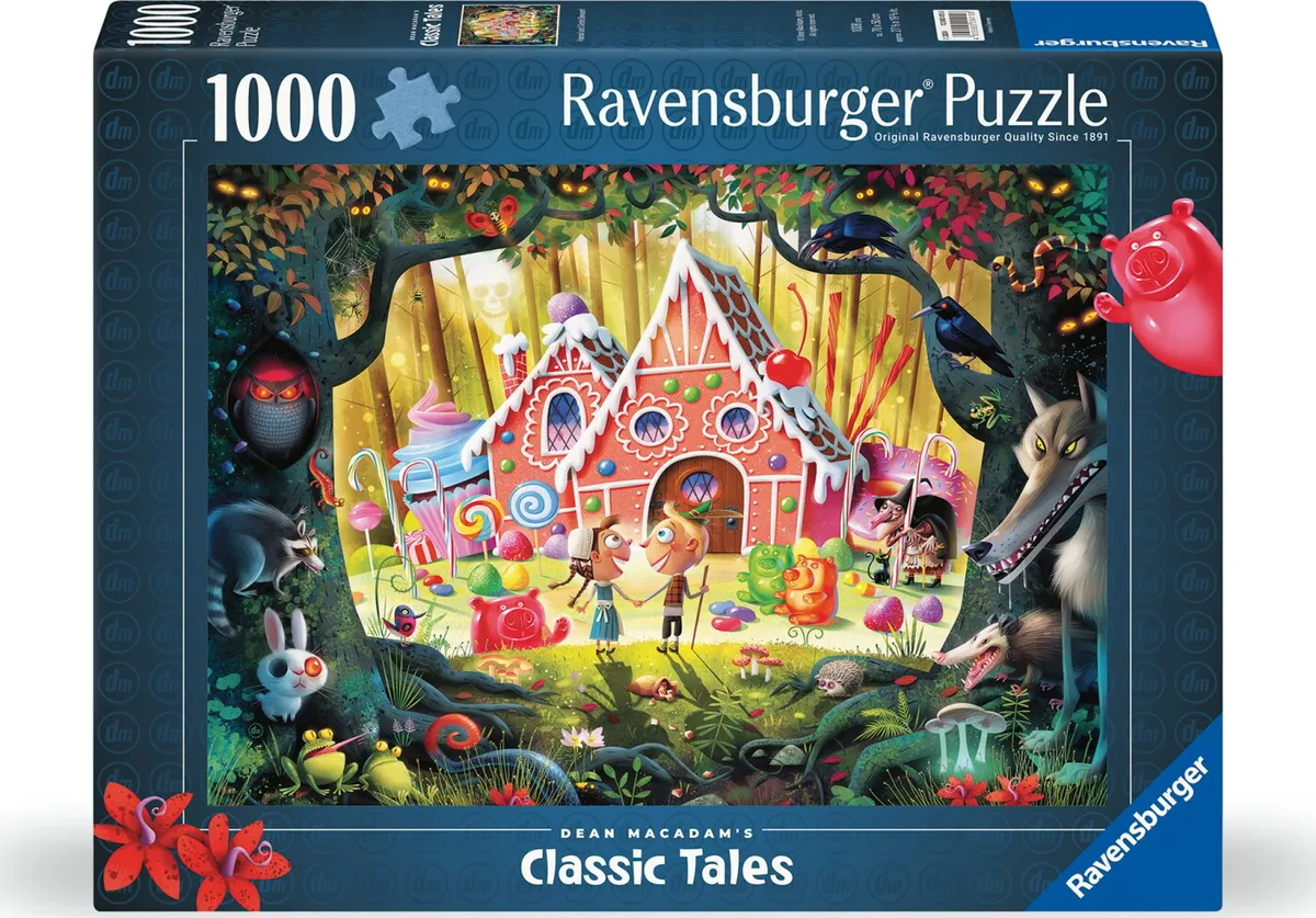 Ravensburger Puslespil - Hansel And Gretel - 1000 Brikker