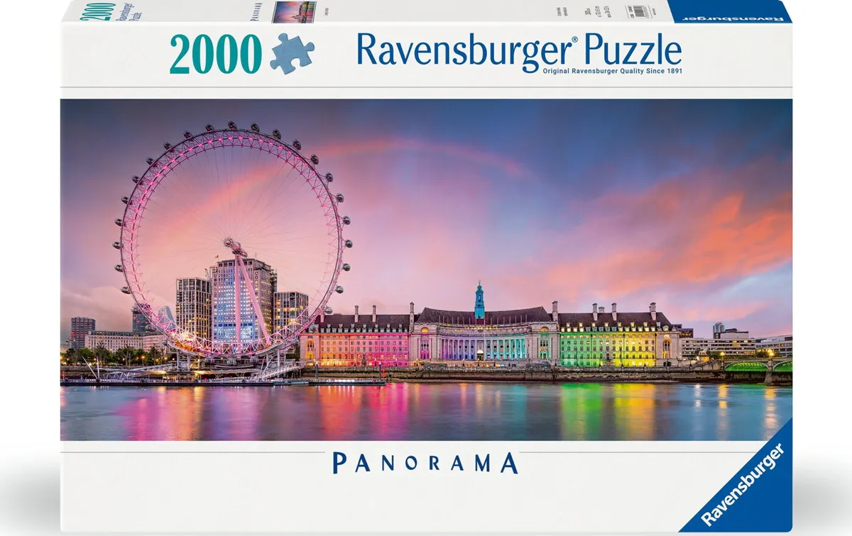 Ravensburger Puslespil - London - Panorama - 2000 Brikker