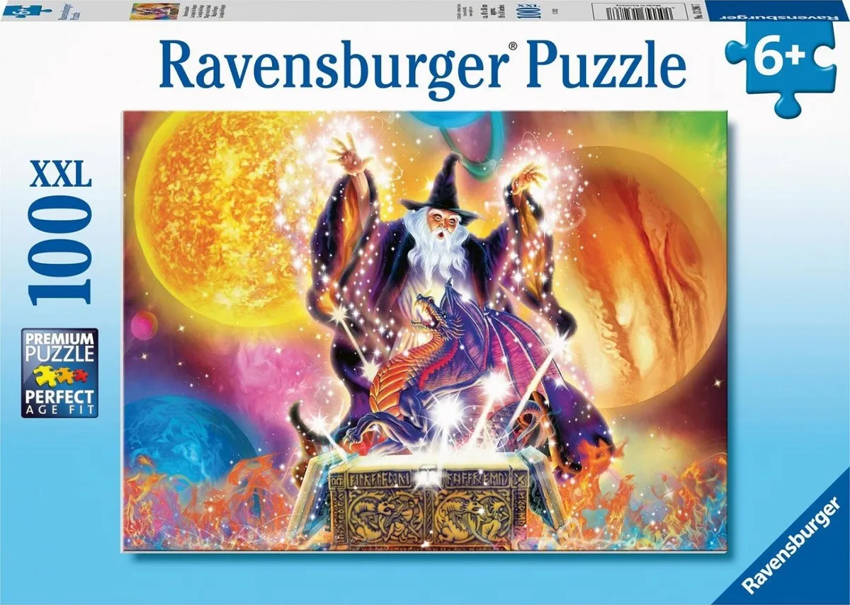 Ravensburger Puslespil - Magisk Drage - 100 Xxl Brikker