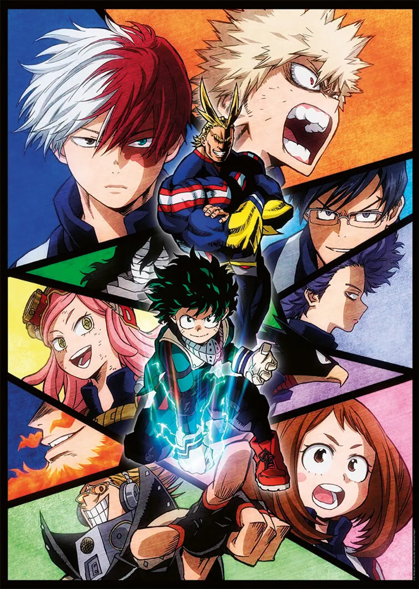 Ravensburger Puslespil - My Hero Academia - 1000 Brikker