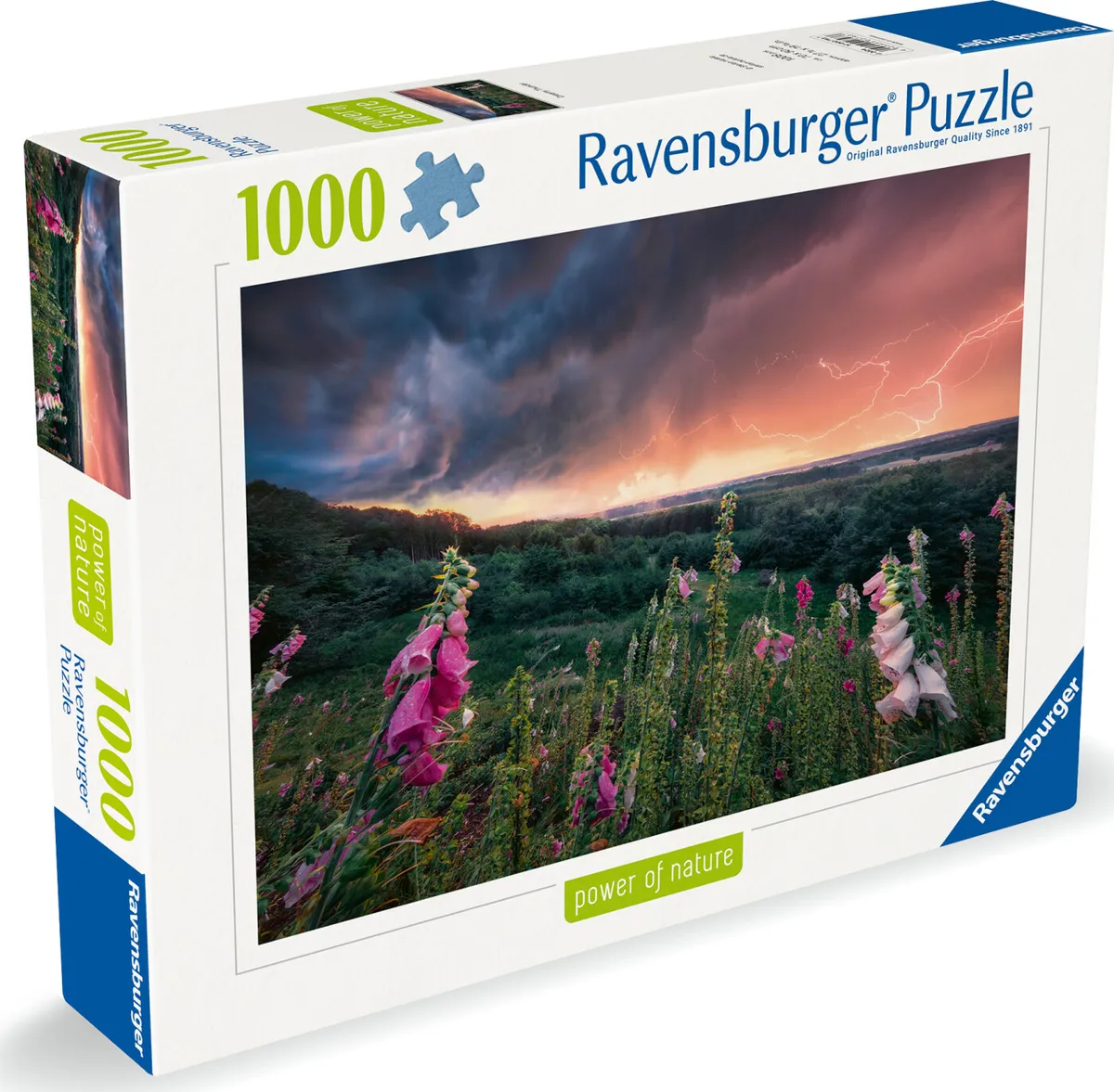 Ravensburger Puslespil - Power Of Nature - Torden - 1000 Brikker