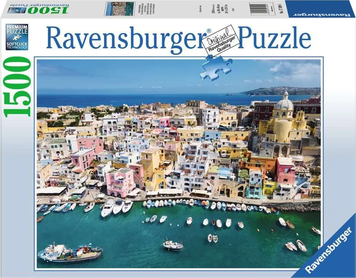 Ravensburger Puslespil - Procida Italien - 1500 Brikker