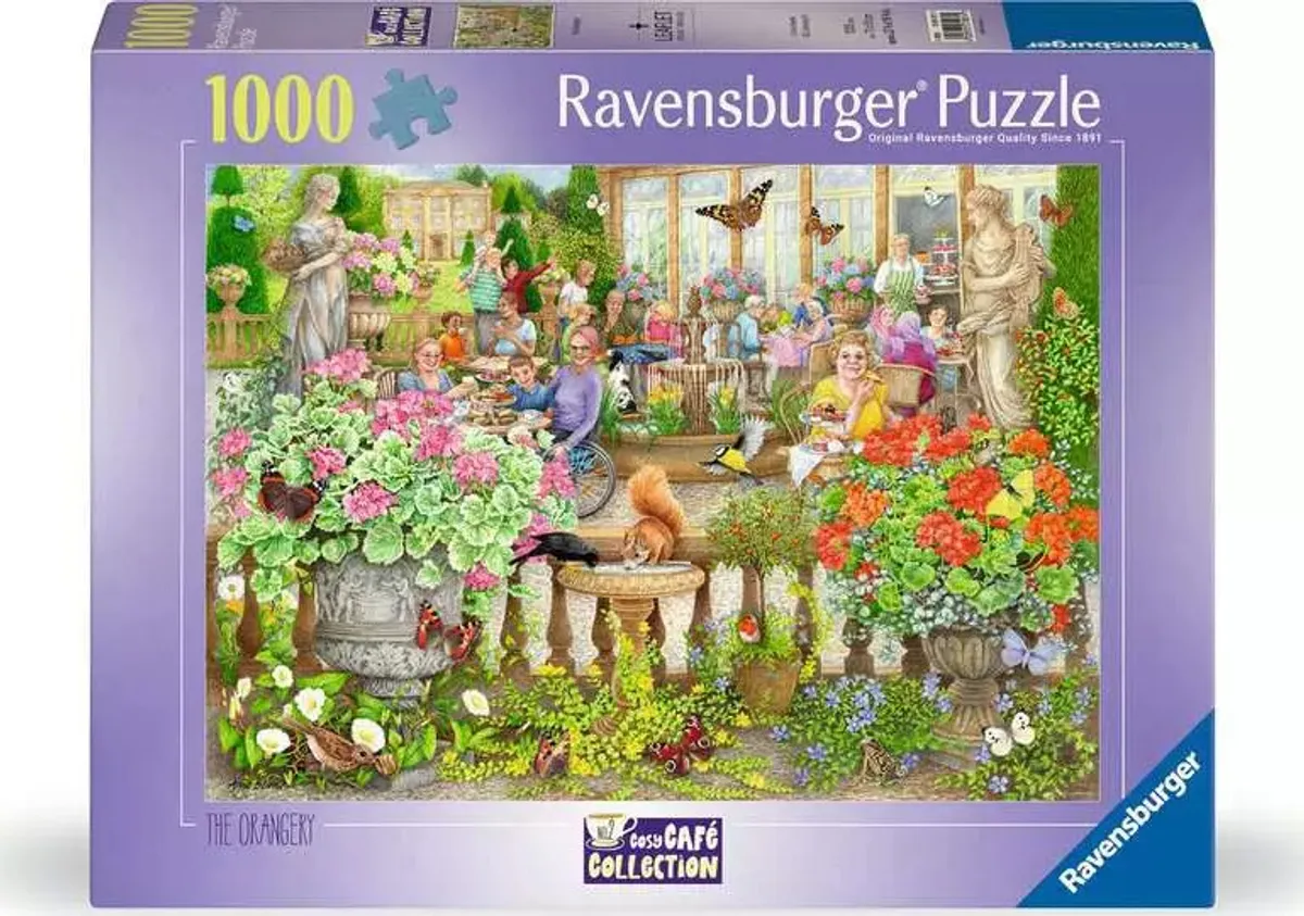 Ravensburger Puslespil - Secret Garden - 1000 Brikker