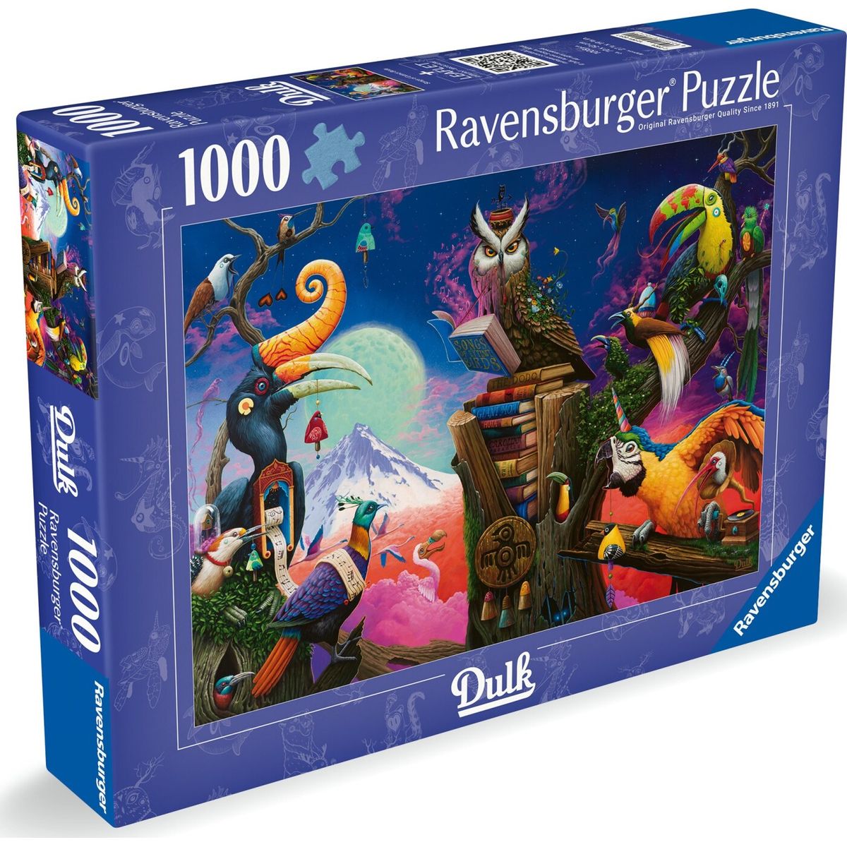 Ravensburger Puslespil - Songs Of Extinct Birds - 1000 Brikker