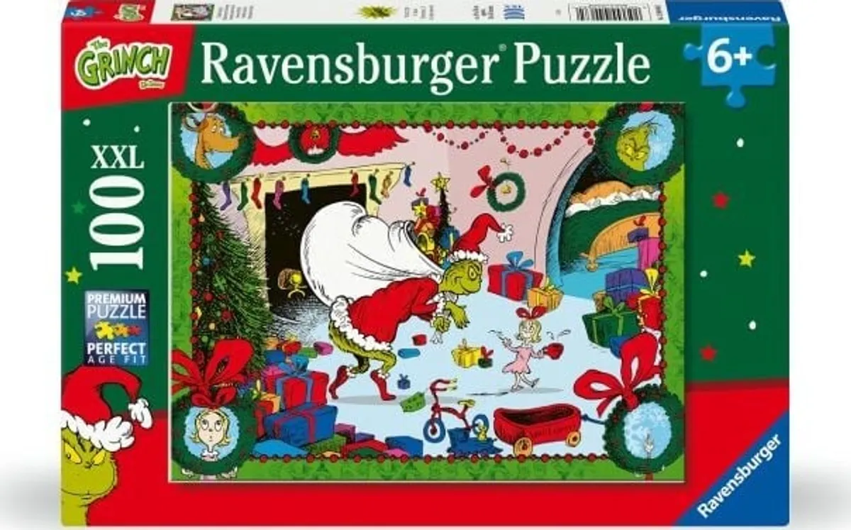 Ravensburger Puslespil - The Grinch - 100 Xxl Brikker