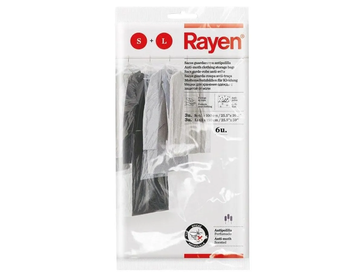 Rayen Bags Clothing Anti-Moth 6Pce