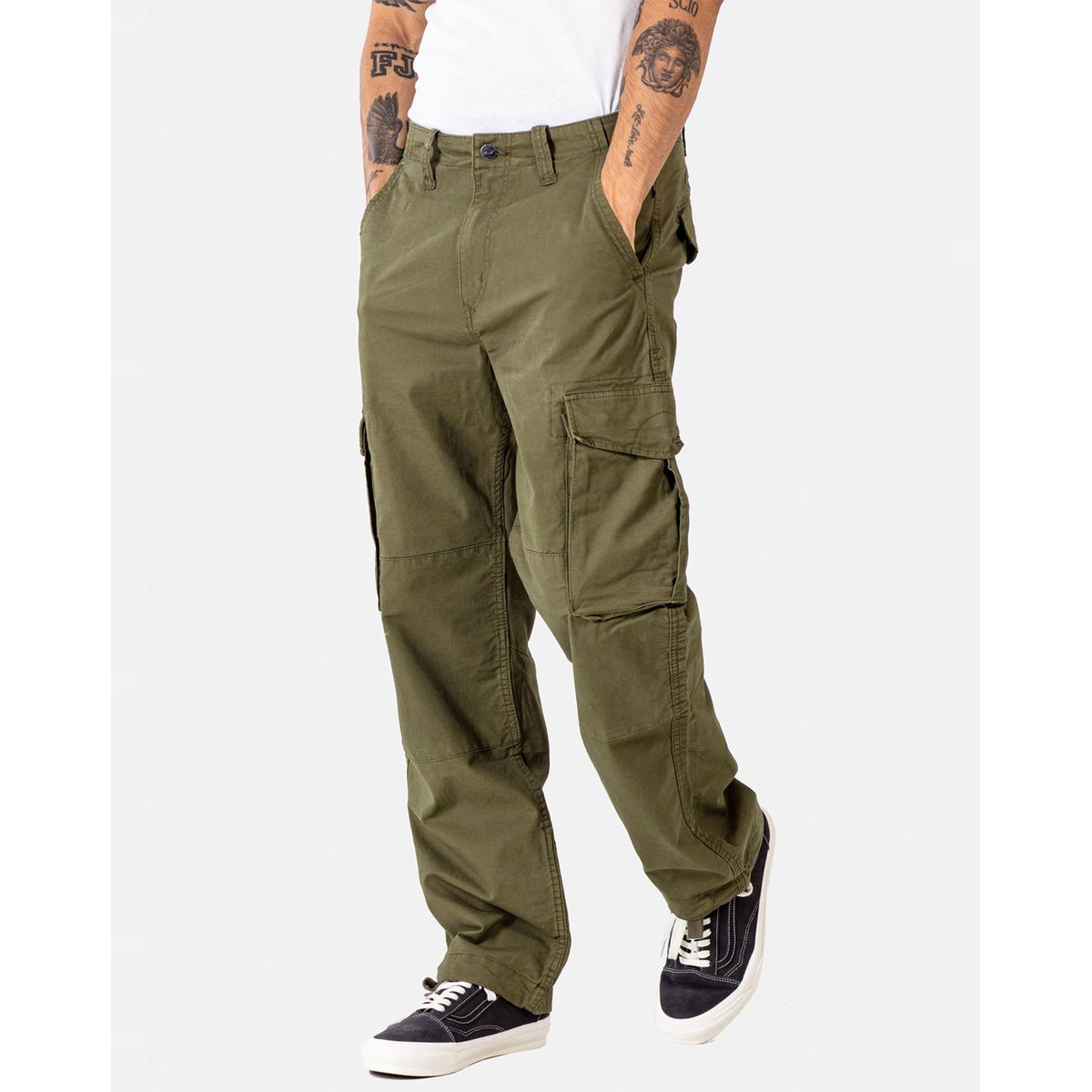 Reell Jeans Flex Cargo LC Oliven