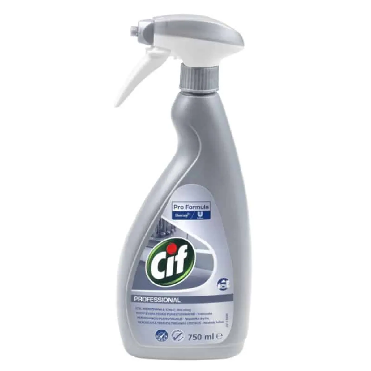 Rengøringsmiddel rustfrit stål CIF Diversey 750ml.