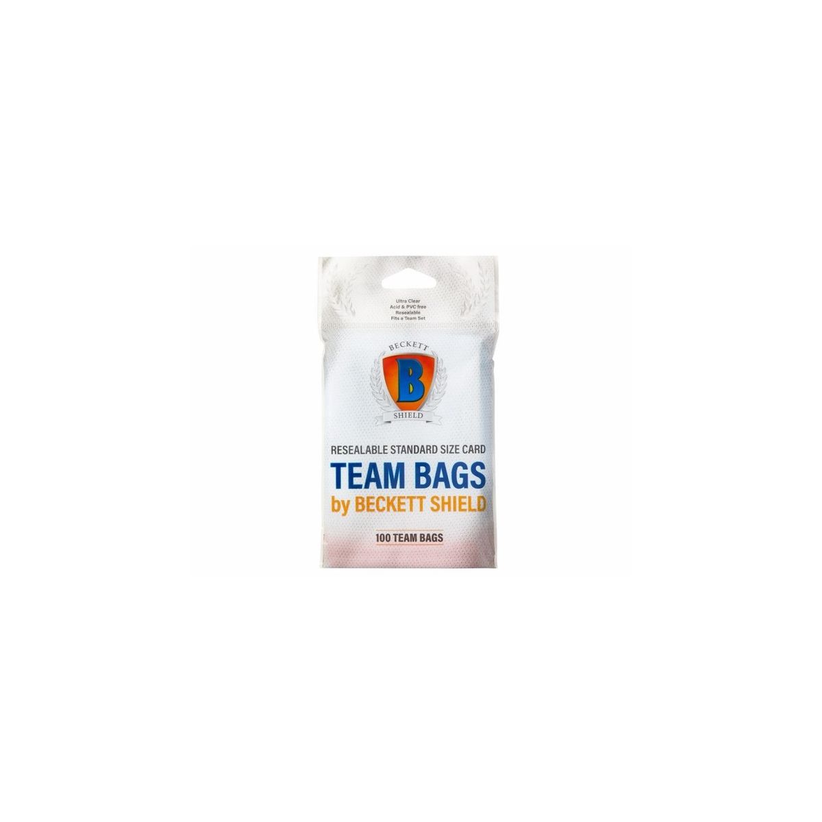 Resealable Standard size card team bags - 100stk. - Beckett Shield