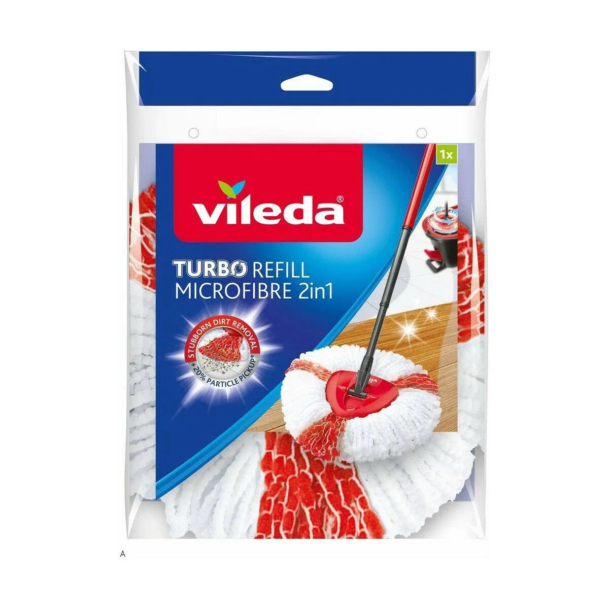 Reserve Moppe Til Rengøring Af Gulvet Vileda Turbo 2in1 Mikrofiber Polyamid Polyester (1 enheder)