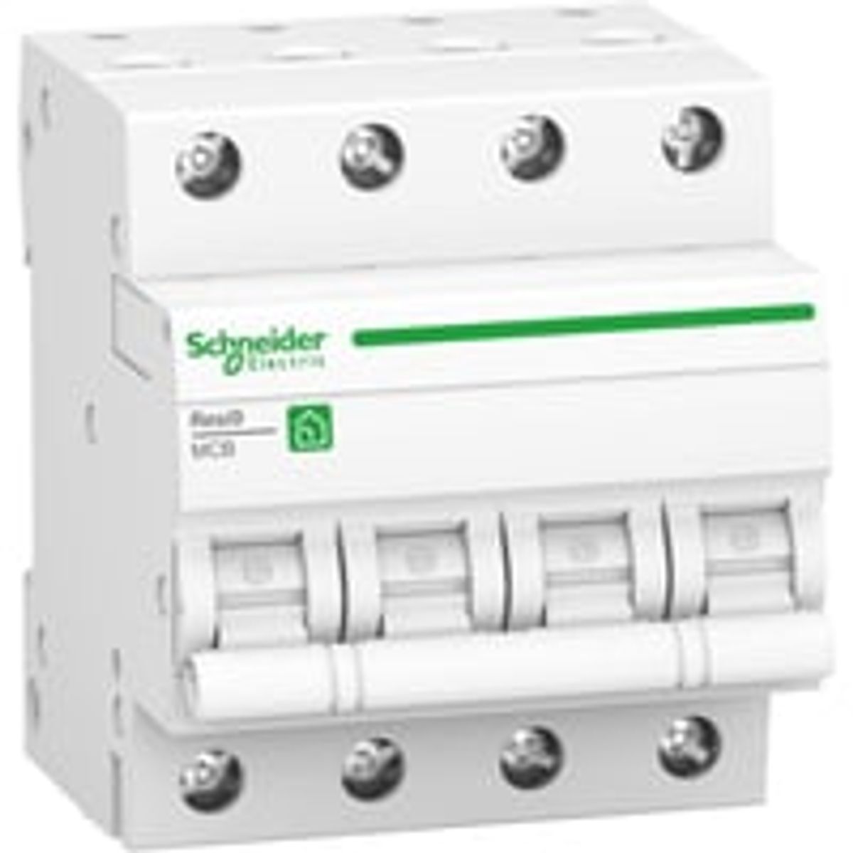 Resi9 Schneider Electric - Automatsikring MCB, C, 25A, 4P, 6kA, 4 modul (restsalg)