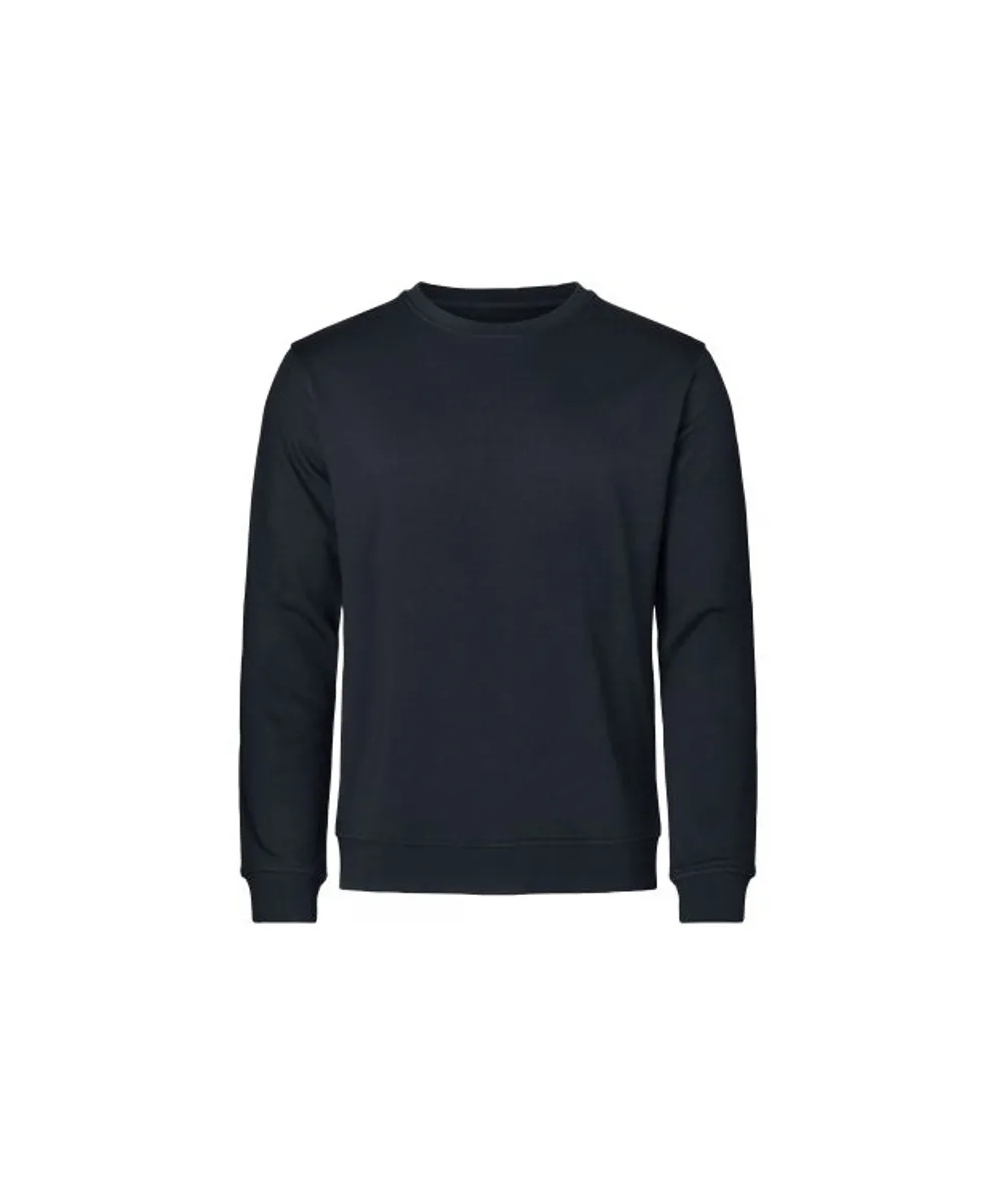 RESTERÃDS bambus sweatshirt FSC i navy til herre.