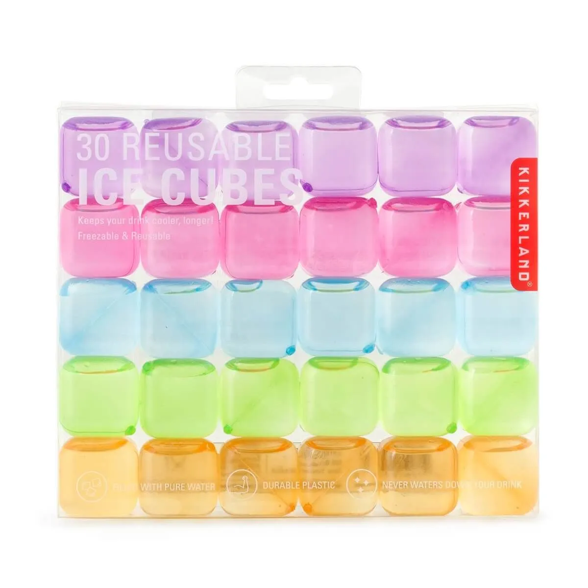 Reusable Ice Cubes- Set Of 30