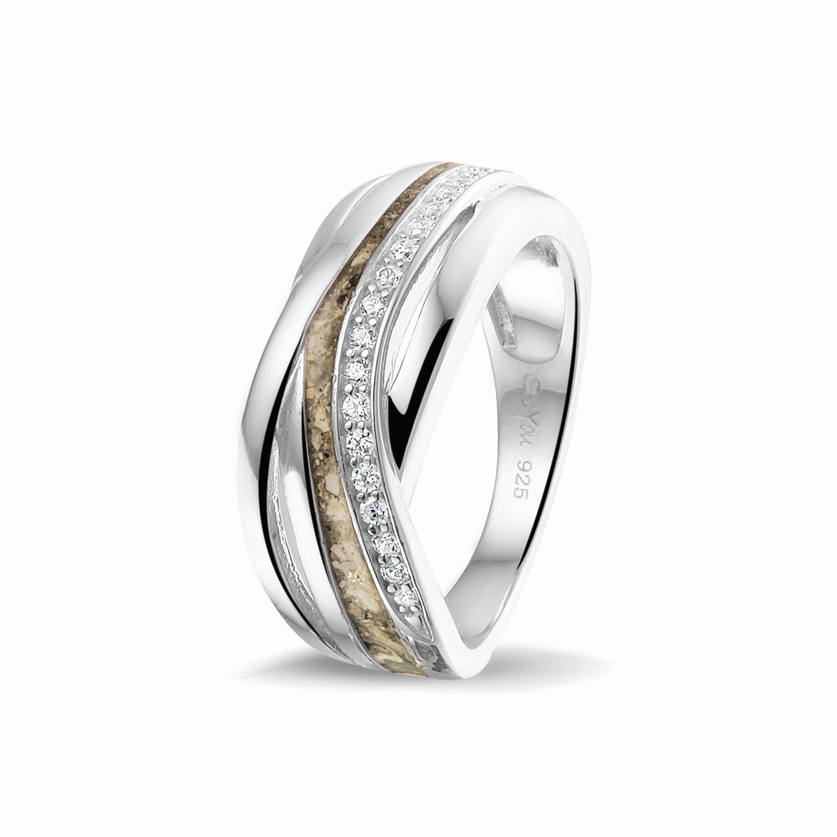 RG 013 W - Ring i hvidguld, diamant eller zirkon