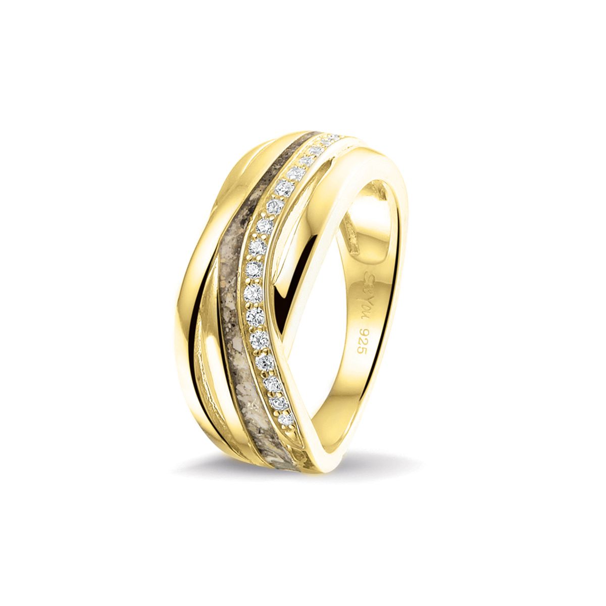 RG 013 Y - Ring i guld, diamant eller zirkon