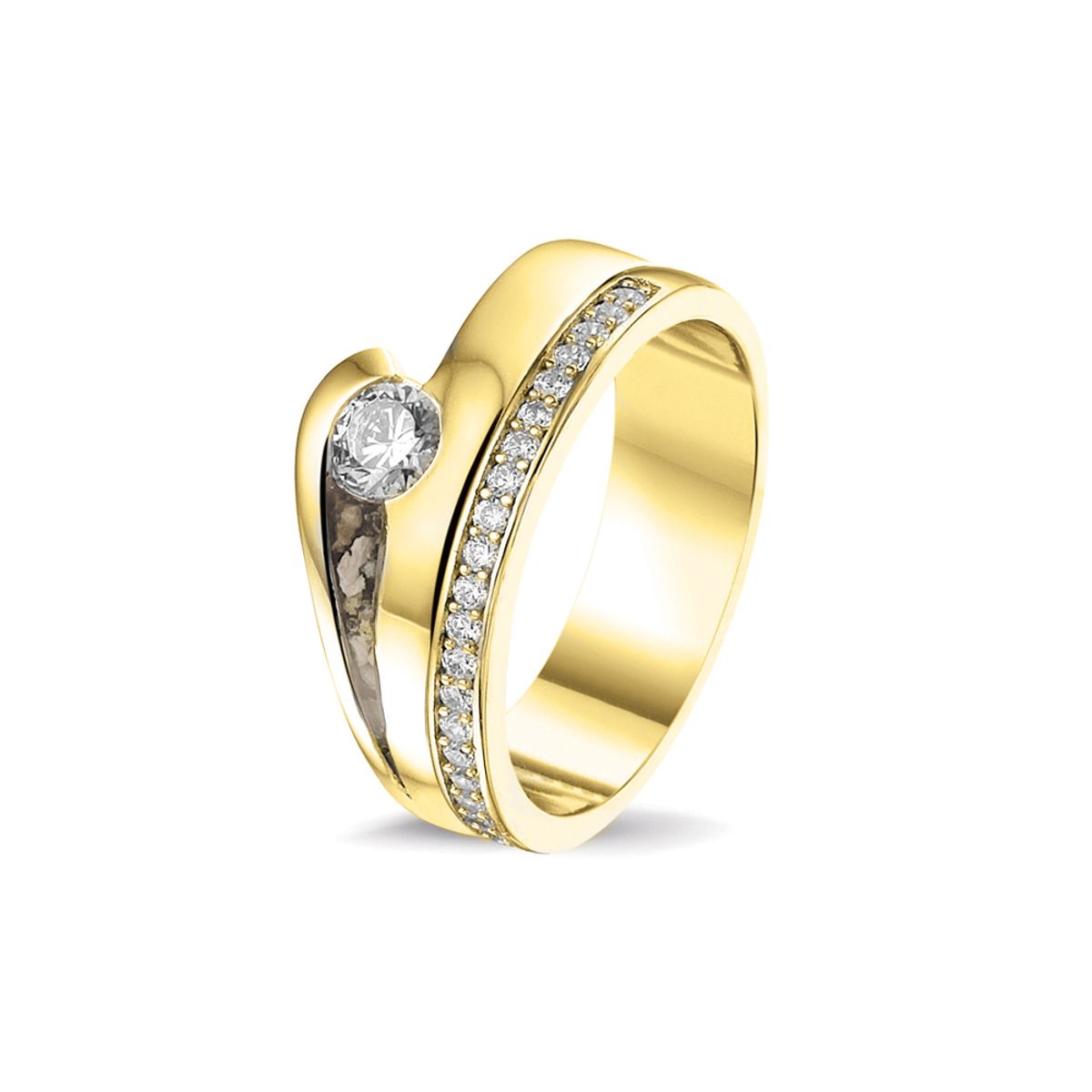 RG 044 Y - Ring i guld, diamant eller zirkon