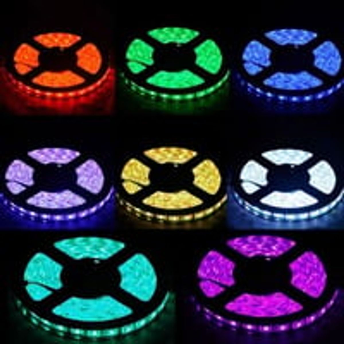 RGB vandtt LED strip - 5m, IP68, 14W/m, 12V