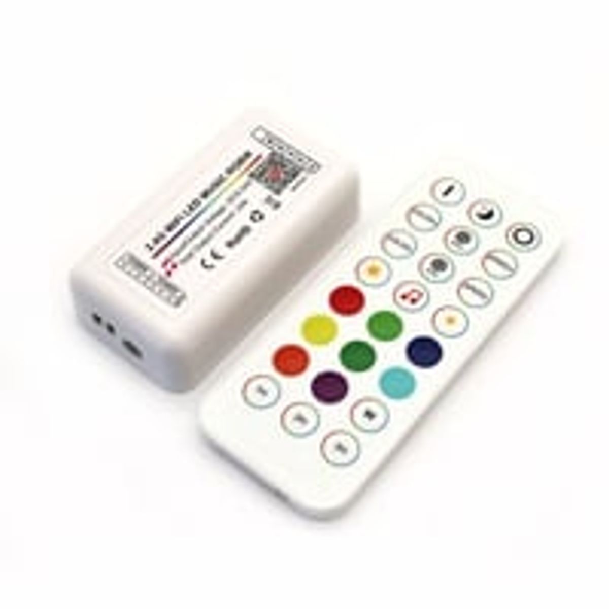 RGB+WW Wifi controller med fjernbetjening - Kompatibel med Google Home, Alexa og smartphones - 12V/24V - Op til 576W