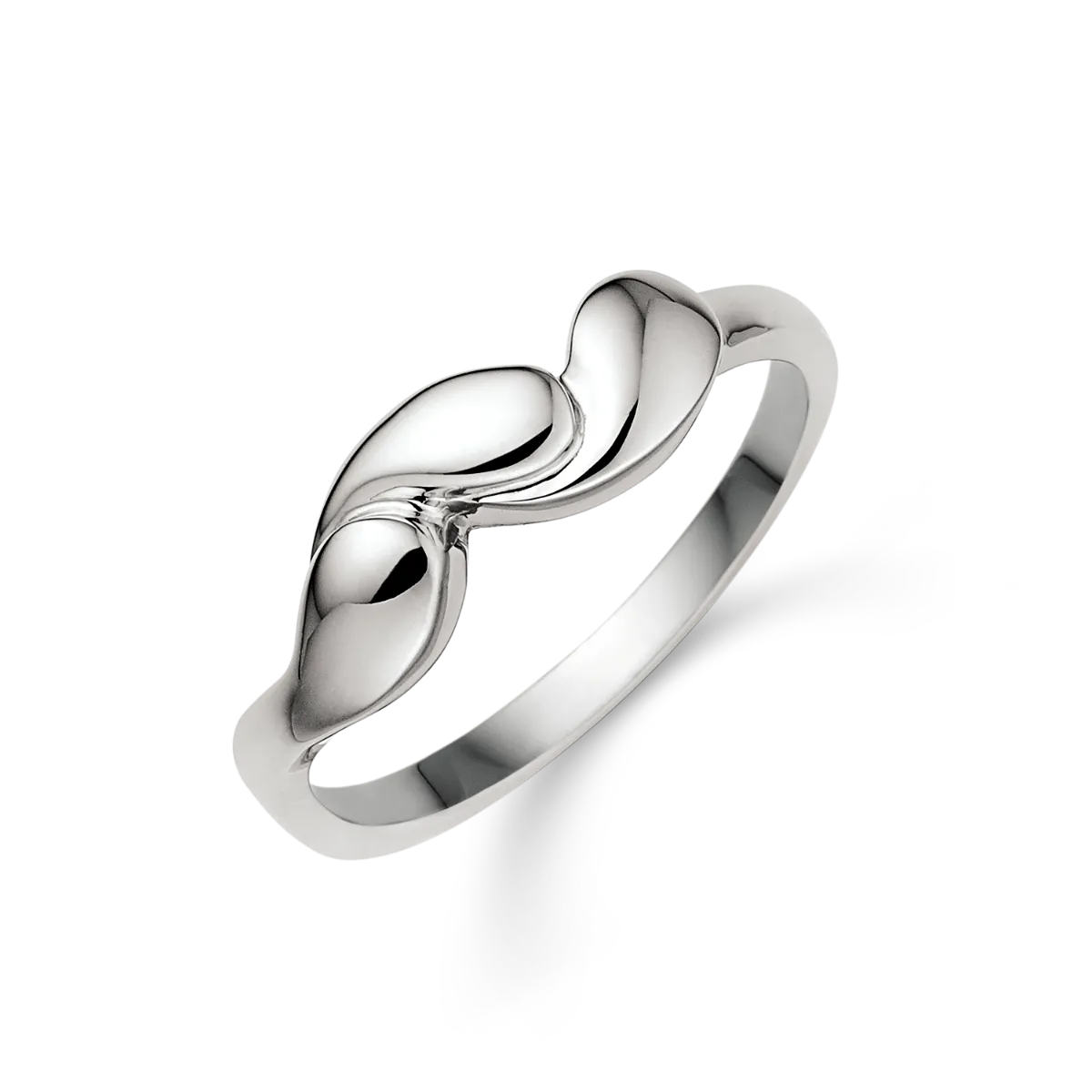 Rhodineret Sølv Ring fra Støvring Design 12223591