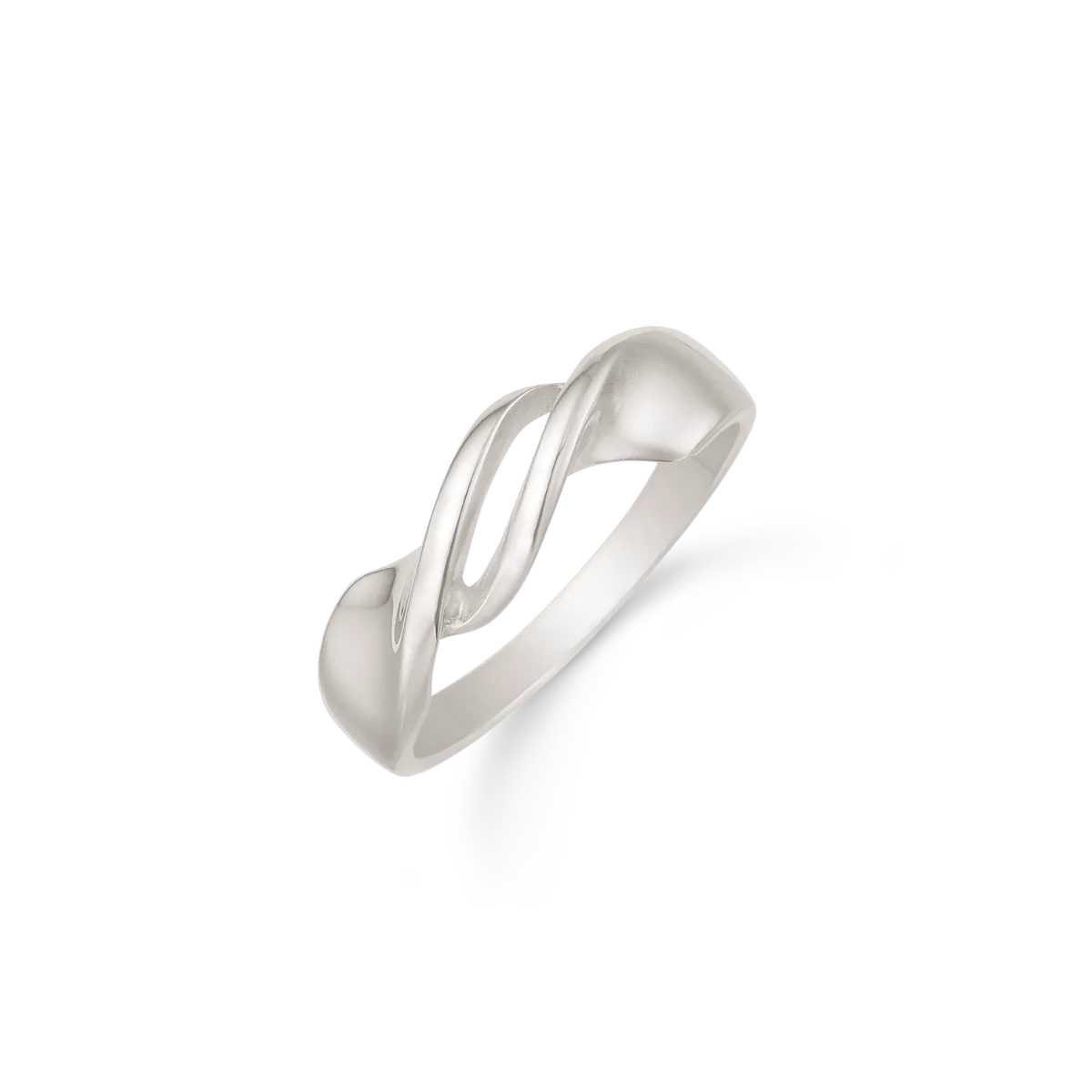 Rhodineret Sølv Ring fra Støvring Design 12254020