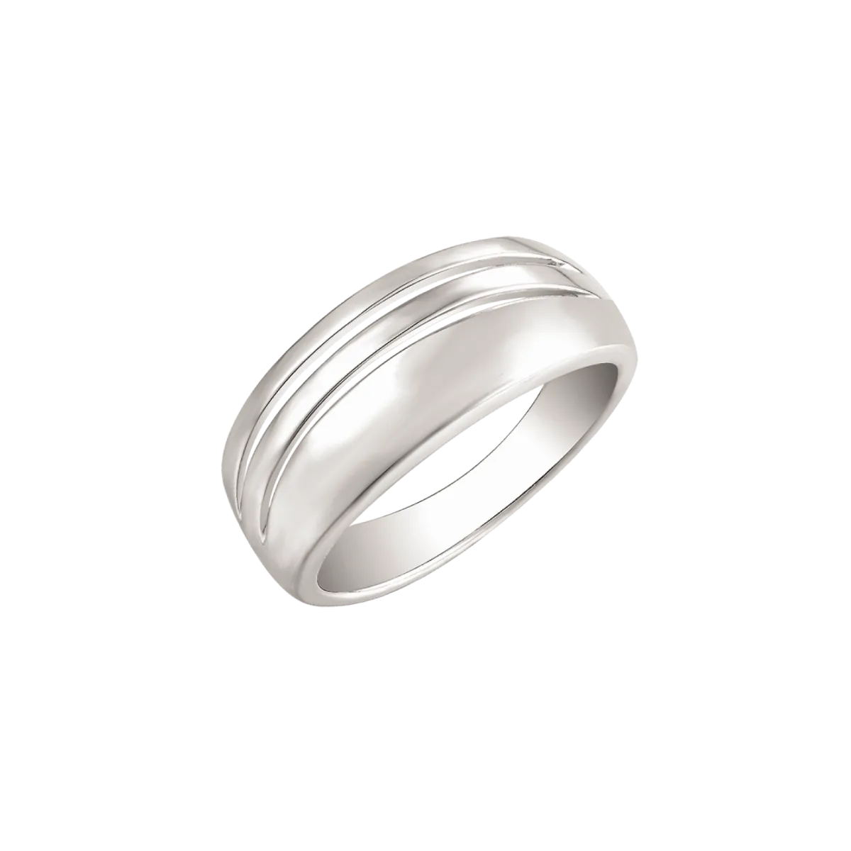 Rhodineret Sølv Ring fra Støvring Design 12254035