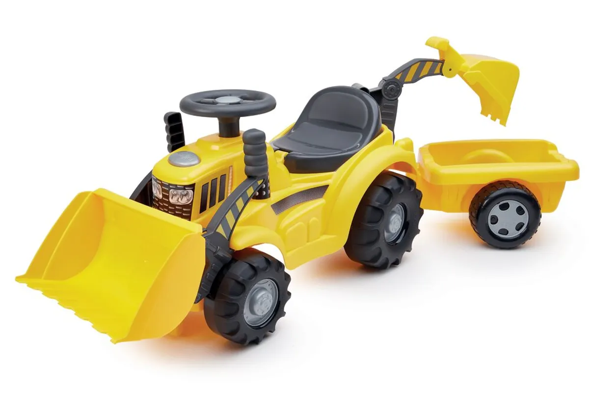 Ride-on rendegraver m/trailer