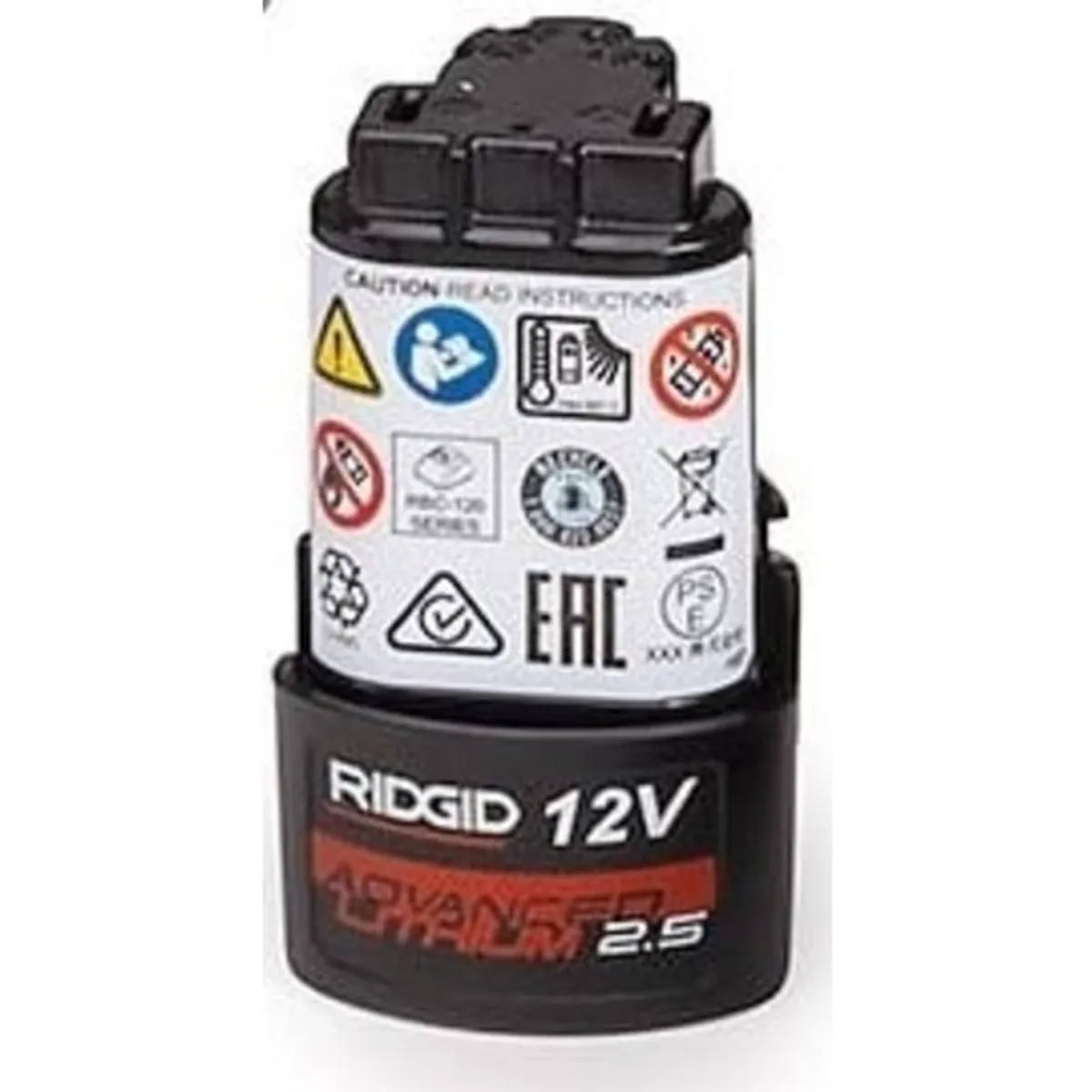 Ridgid batteri, Lithium, 12 V/2,5 Ah