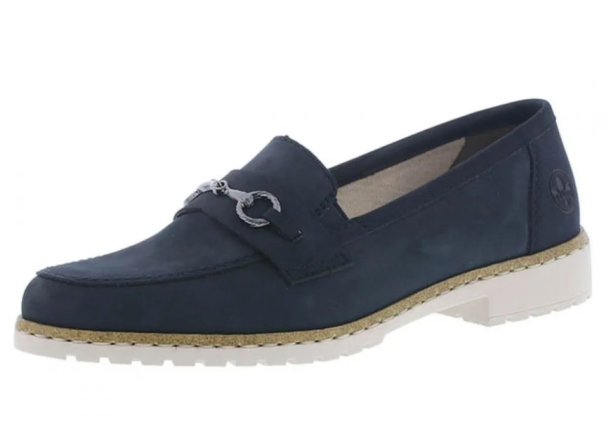 Rieker - Loafer - 23-0501 - Blå - 37