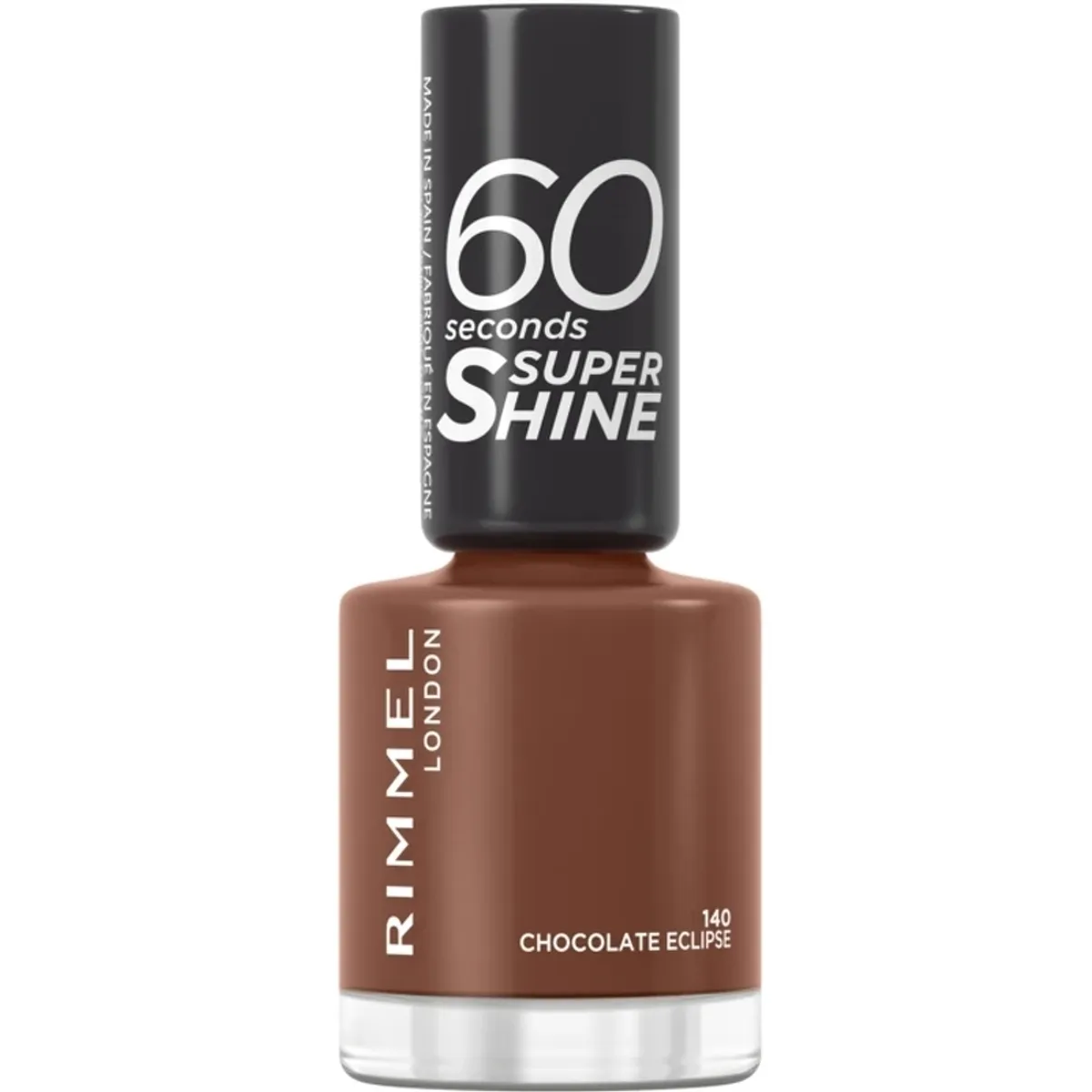 RIMMEL 60 Seconds Nail Polish 8 ml - 140 Chocolate Eclipse