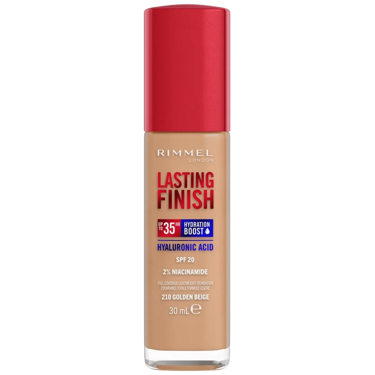 RIMMEL Clean Lasting Finish Foundation 30 ml - 210 golden beige