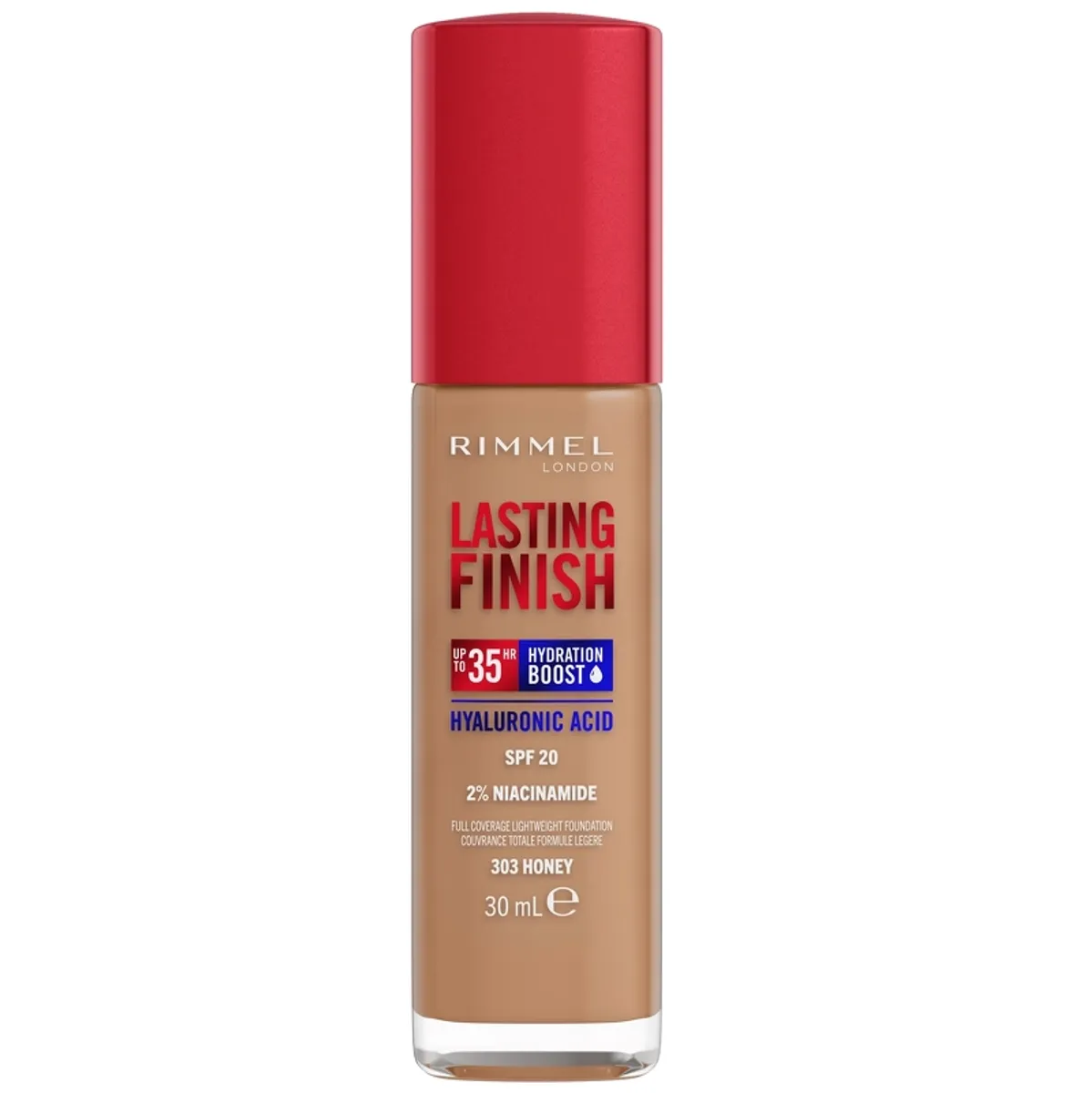 RIMMEL Clean Lasting Finish Foundation 30 ml - 303 Honey