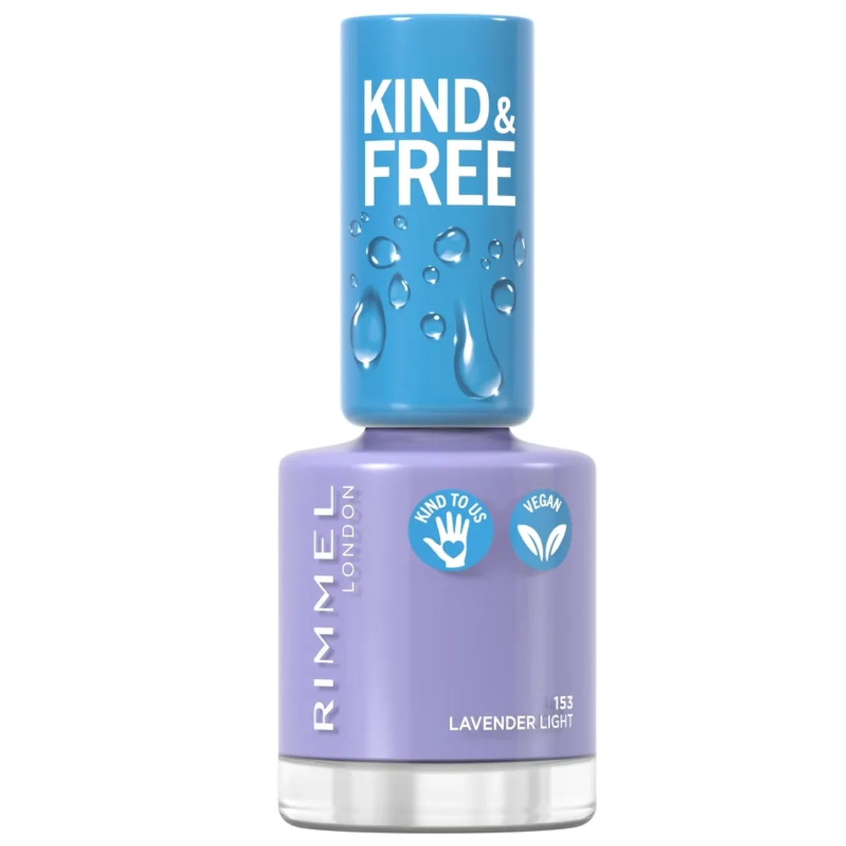 RIMMEL Kind & Free Clean Nail 8 ml - 153 Lavender Light