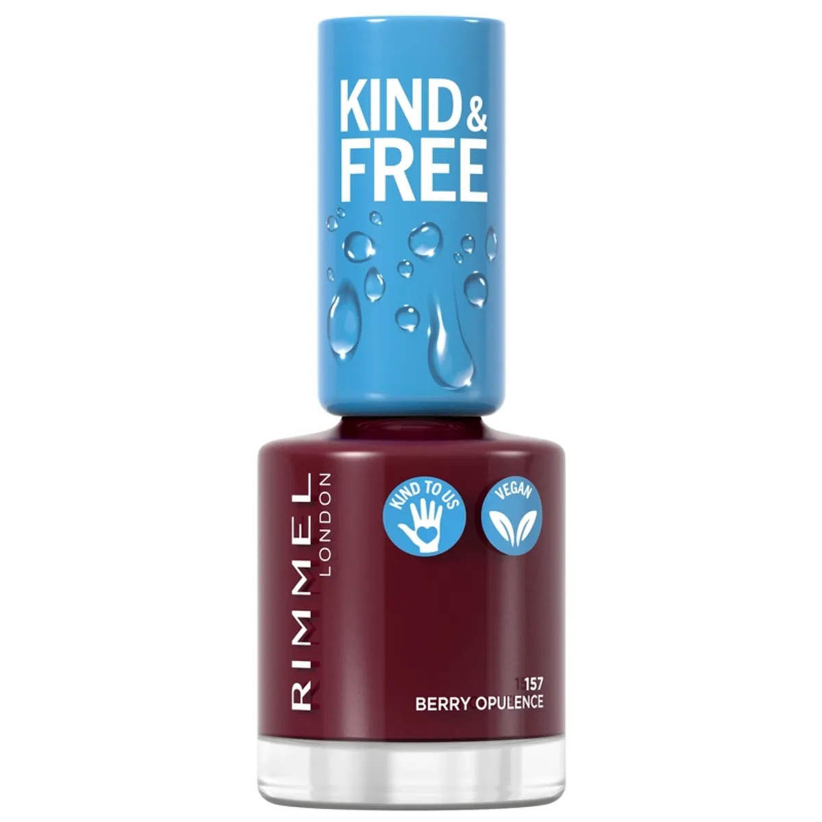 RIMMEL Kind & Free Clean Nail 8 ml - 157 Berry Opulence