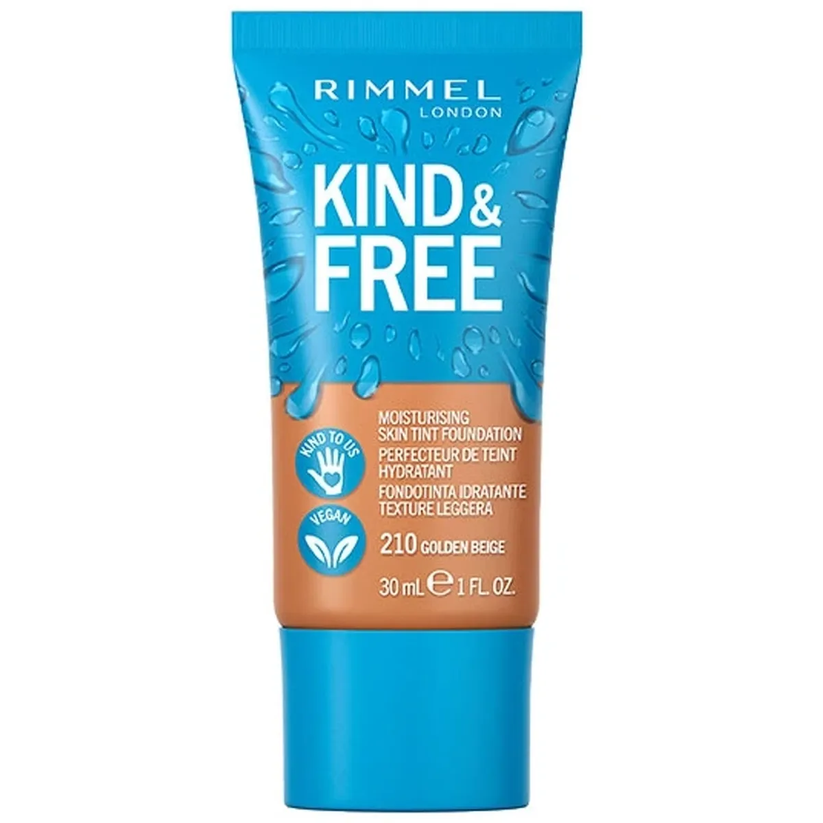 RIMMEL Kind & Free skin Tint 30 ml - 210 Golden beige