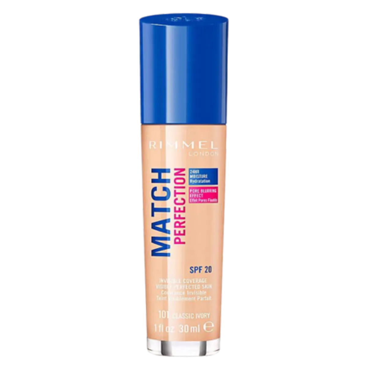 Rimmel Match Perfection Foundation - 101 Classic Ivory